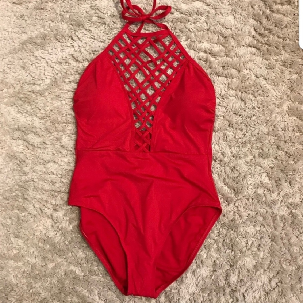 NWT Red Swimsuit